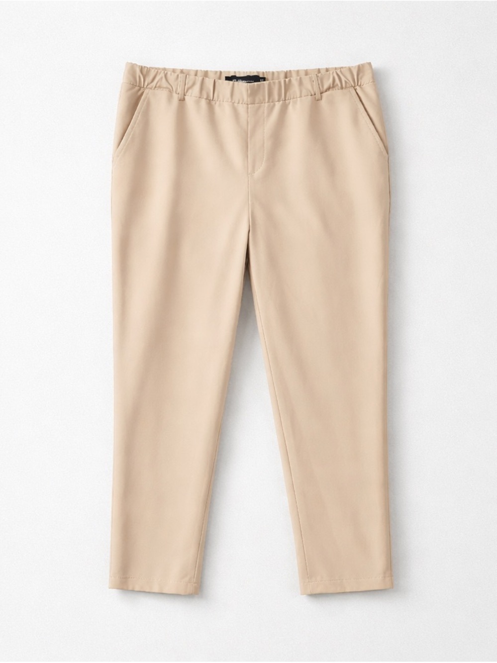 Beige Pull-On Tapered Pants – Stretch Relaxed Fit NWT (2R XXL)